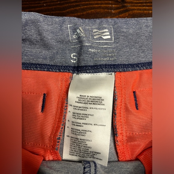 Adidas Ultimate 365 Golf Pants Blue W/ Pockets Cropped Pull On Womens Small - Picture 5 of 11